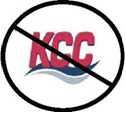 Graphic showing that the logo should not be stretched
