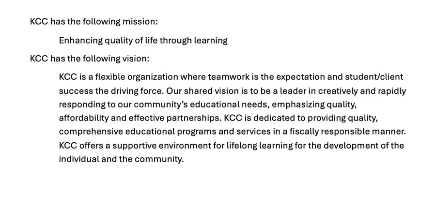 Screenshot showing a document with multiple blocks of indented text and non-indented block between them.